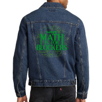 Math Is For Blockers   Forest Edition 25 Men Denim Jacket | Artistshot