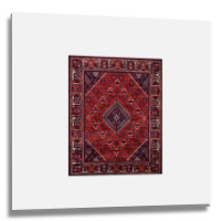 Oriental Rug Floor Pillow 1 Metal Print Square | Artistshot