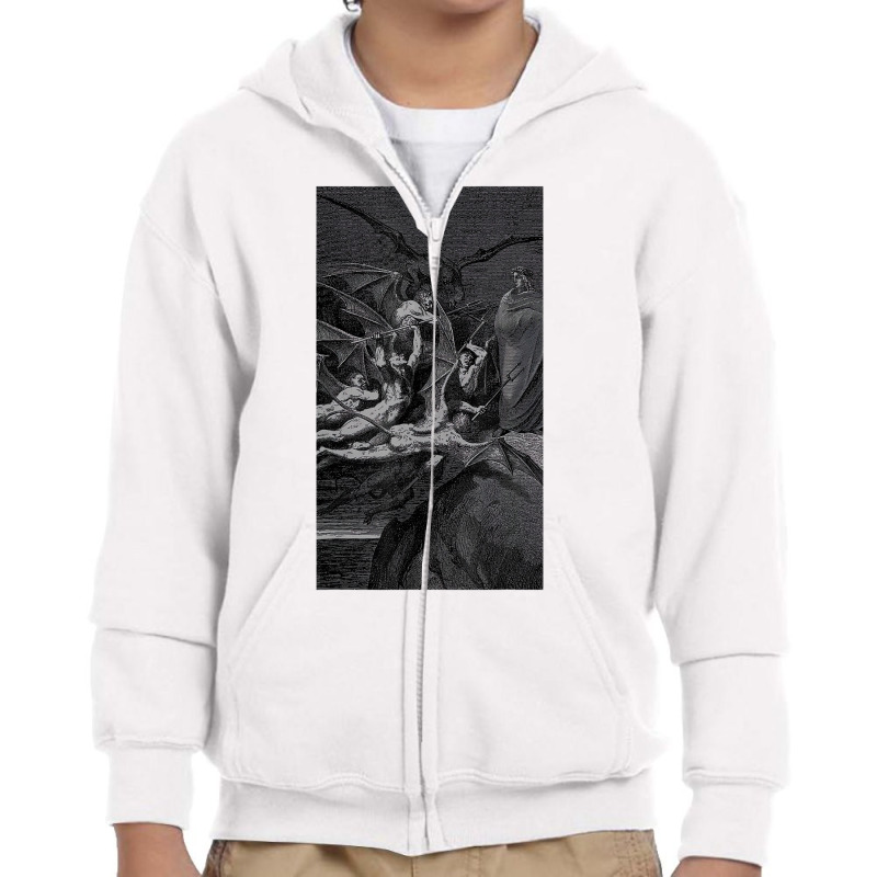 Occult Gothic Dark Satanic Unholy Witchcraft Grung Youth Zipper Hoodie by qadina | Artistshot