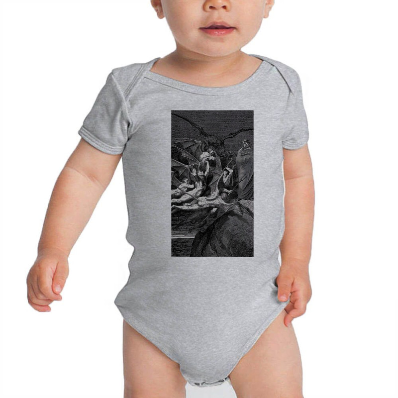 Occult Gothic Dark Satanic Unholy Witchcraft Grung Baby Bodysuit by qadina | Artistshot