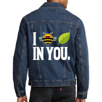 Bee I Believe In You Leaf Friends Gift Idea T Shir Men Denim Jacket | Artistshot