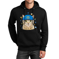 Happy Hanukkah Hanucat Cat Mom Pet Lovers Jewish H Unisex Hoodie | Artistshot