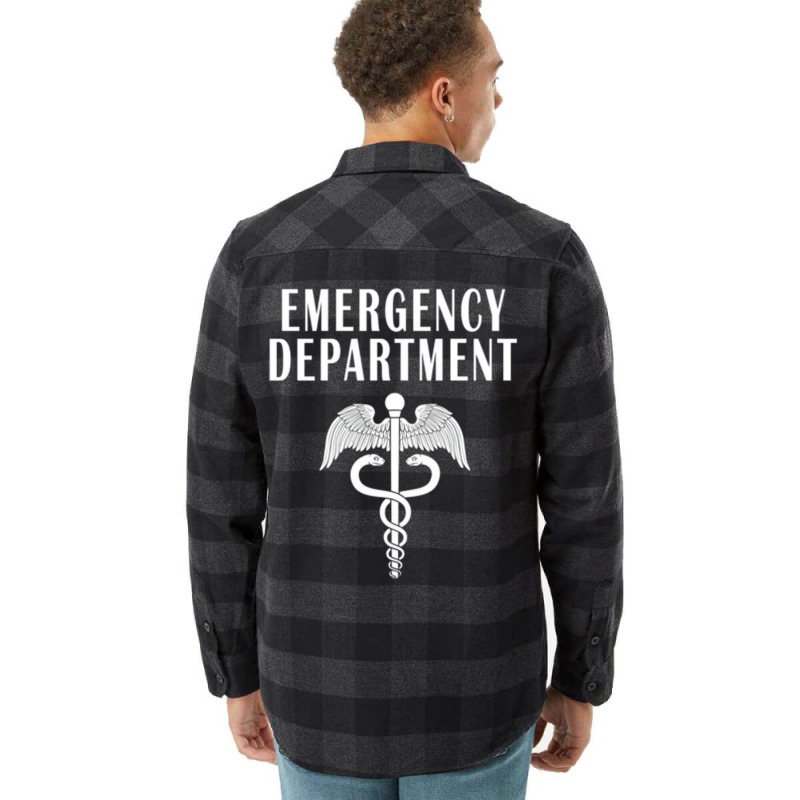 Emergency Department Emergency Room Healthcare Nur Flannel Shirt | Artistshot