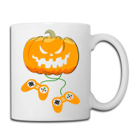 Halloween Video Gamer Pumpkin Jack O Lantern Boys Coffee Mug | Artistshot