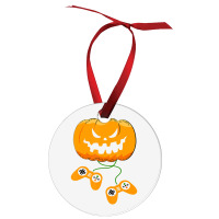 Halloween Video Gamer Pumpkin Jack O Lantern Boys Ornament | Artistshot