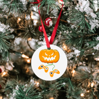 Halloween Video Gamer Pumpkin Jack O Lantern Boys Ornament | Artistshot