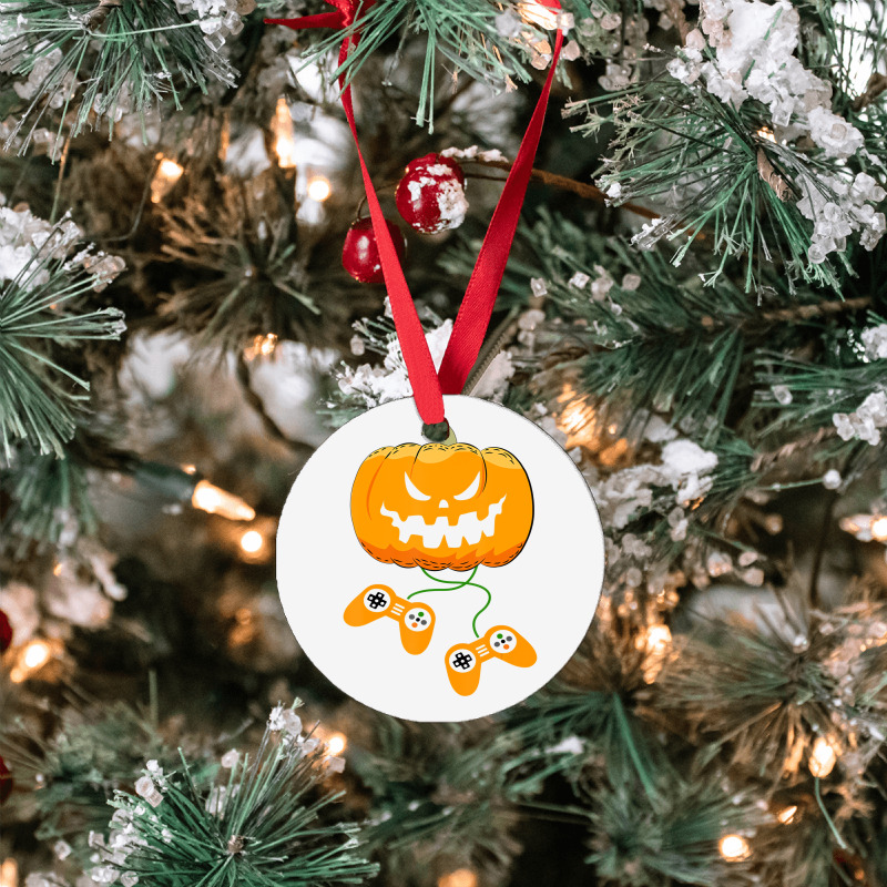 Halloween Video Gamer Pumpkin Jack O Lantern Boys Ornament | Artistshot