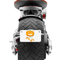 Halloween Video Gamer Pumpkin Jack O Lantern Boys Motorcycle License Plate | Artistshot