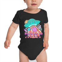 Boys Go To Jupiter Outer Space Retro Valentineâ Baby Bodysuit | Artistshot