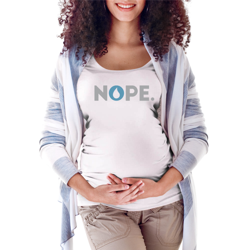 Nope Magic The Gathering Control Blue Player 29 Maternity Scoop Neck T-shirt by hubricdelpr | Artistshot