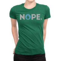 Nope Magic The Gathering Control Blue Player 7 Ladies Fitted T-shirt | Artistshot