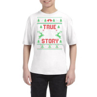 Christmas Nativity Shirt True Story Nativity Scene Youth Tee | Artistshot