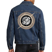 I Am Proud To Be A Soldier Men Denim Jacket | Artistshot