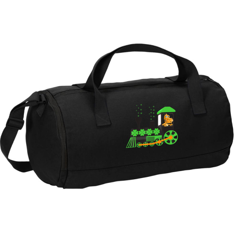 Dinosaur On Train St Patrick's Day Train Irish Sha Duffel Bag | Artistshot