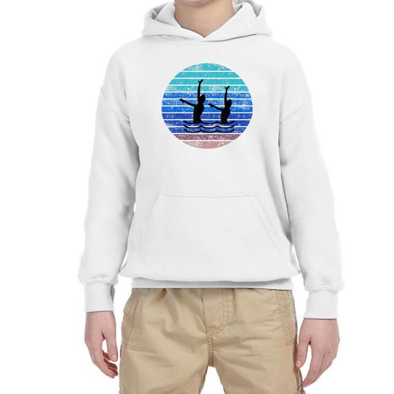 Synchron Swim Artistic Girls Synchronized Swimming Youth Hoodie by bonne | Artistshot