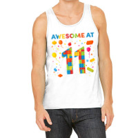 11 Year Old Building Blocks Birthday Boy 11 T Shir Tank Top | Artistshot