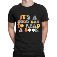 Boho Groovy Its A Good Day To Read Book Daisy Book T-shirt | Artistshot