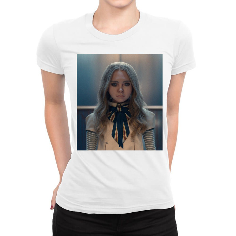 M3gan Trailer Ladies Fitted T-Shirt by hattieholt | Artistshot