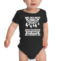 Electronics Technician Electricity Electrician (4) Baby Bodysuit | Artistshot