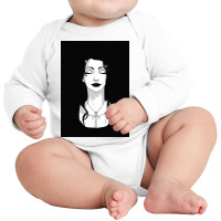 Minimal Death Long Sleeve Baby Bodysuit | Artistshot