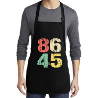 Distressed Retro Vintage 8645 Anti Trump Mens And Medium-length Apron | Artistshot