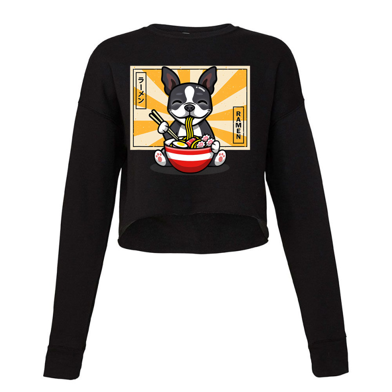 Boston Terrier T Shirt Cropped Sweater by bantonjo | Artistshot