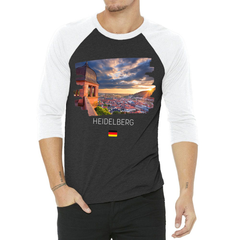 Heidelberg Germany T Shirt 3/4 Sleeve Shirt | Artistshot