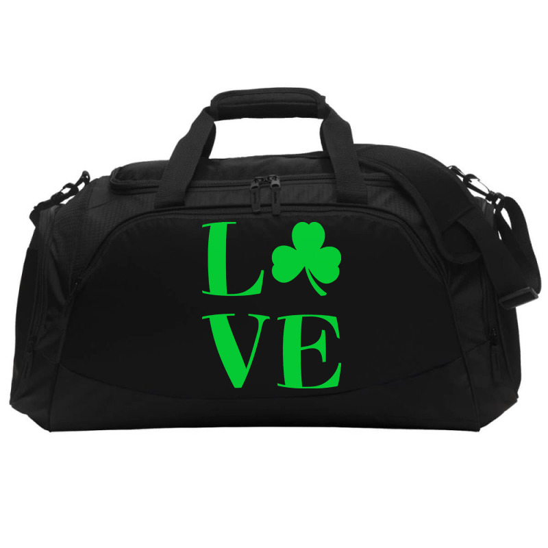 St Patricks Day T  Shirt St Patricks Day Love Irel Active Duffel | Artistshot