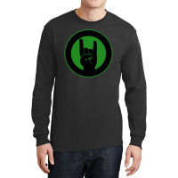 Heavy Metal Satan Horns Ring Black & Green Long Sleeve Shirts | Artistshot