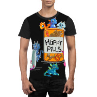 Dragon Pills Happy Medicine Graphic T-shirt | Artistshot