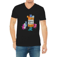 Dragon Pills Happy Medicine V-neck Tee | Artistshot