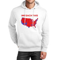 Love Potus President Donald Trump Map Try To Impea Unisex Hoodie | Artistshot