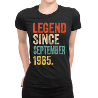 57 Years Old Gifts Legend Since September 1965 57t Ladies Fitted T-shirt | Artistshot