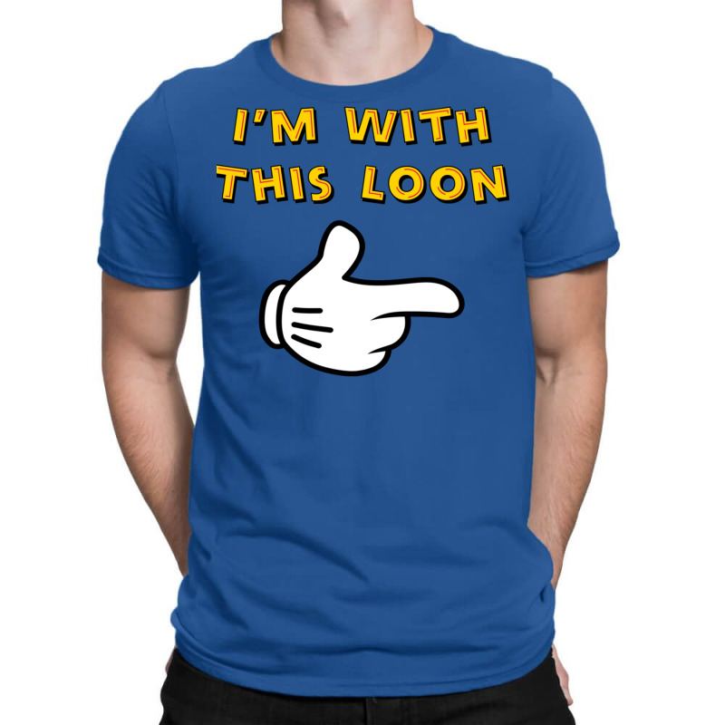 I M With This Loon Baseball ¾ Sleeve  63 T-shirt | Artistshot