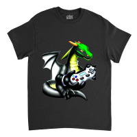 Dragon Video Game Controller Game Players Dragon L Classic T-shirt | Artistshot