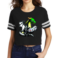 Dragon Video Game Controller Game Players Dragon L Scorecard Crop Tee | Artistshot