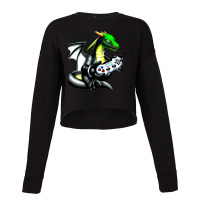 Dragon Video Game Controller Game Players Dragon L Cropped Sweater | Artistshot