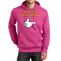 I M With This Loon Baseball ¾ Sleeve  70 Unisex Hoodie | Artistshot