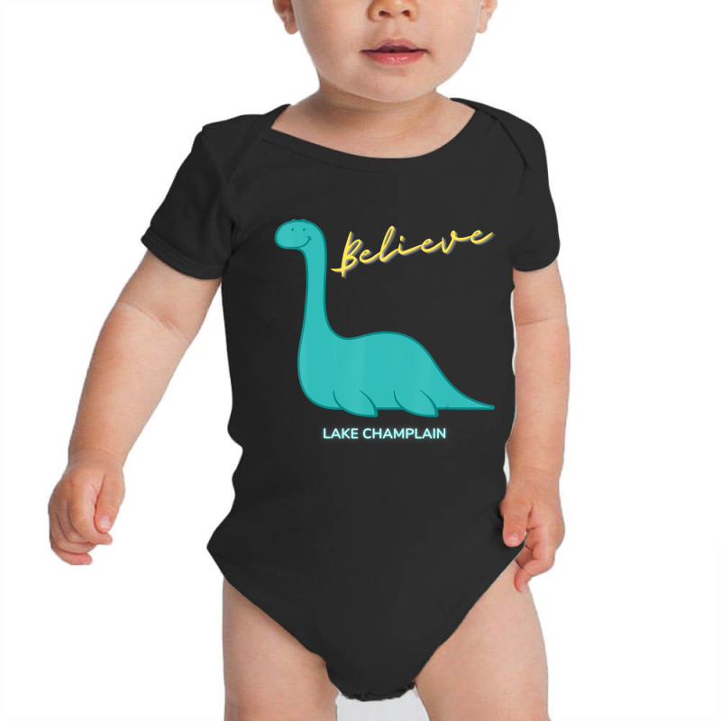 I Believe Champ Sea Monster Lake Champlain Vermont Baby Bodysuit by aiiluurosy | Artistshot