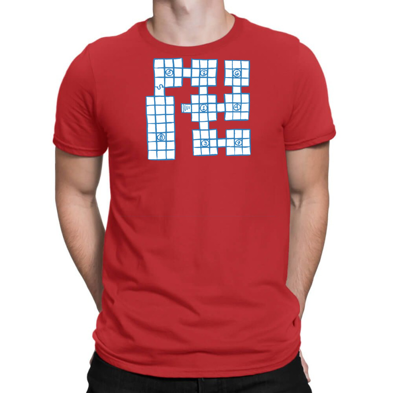 Repeating Dungeon Map T-shirt | Artistshot