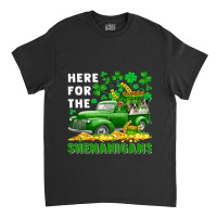 Here For Shenanigans St.patricks Boy With Boston T Classic T-shirt | Artistshot