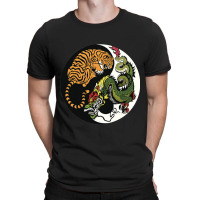 Tiger Dragon Yin Yang Symbol Beautiful Chinese Har T-shirt | Artistshot