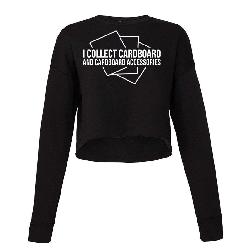 Tcg Tading Crad Game   Cardboard Accessories Cropped Sweater by hubricdelpr | Artistshot