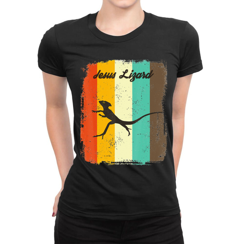 Vintage Jesus Lizard Retro Limited Edition Ladies Fitted T-Shirt by dezUPTEES | Artistshot