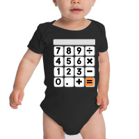 Calculator Easy Halloween Costume For Math Teacher Baby Bodysuit | Artistshot