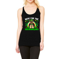 Here For The Shenanigans Patricks Day Yorkshire Te Racerback Tank | Artistshot