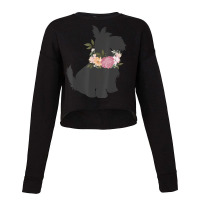 Funny Scottish Terrier Design For Women Girls Scot Cropped Sweater | Artistshot