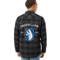 Vintage Coat Of Arms Greenland T Shirt Flannel Shirt | Artistshot