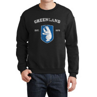 Vintage Coat Of Arms Greenland T Shirt Crewneck Sweatshirt | Artistshot