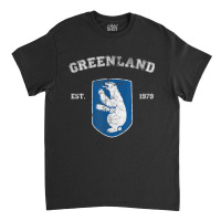 Vintage Coat Of Arms Greenland T Shirt Classic T-shirt | Artistshot